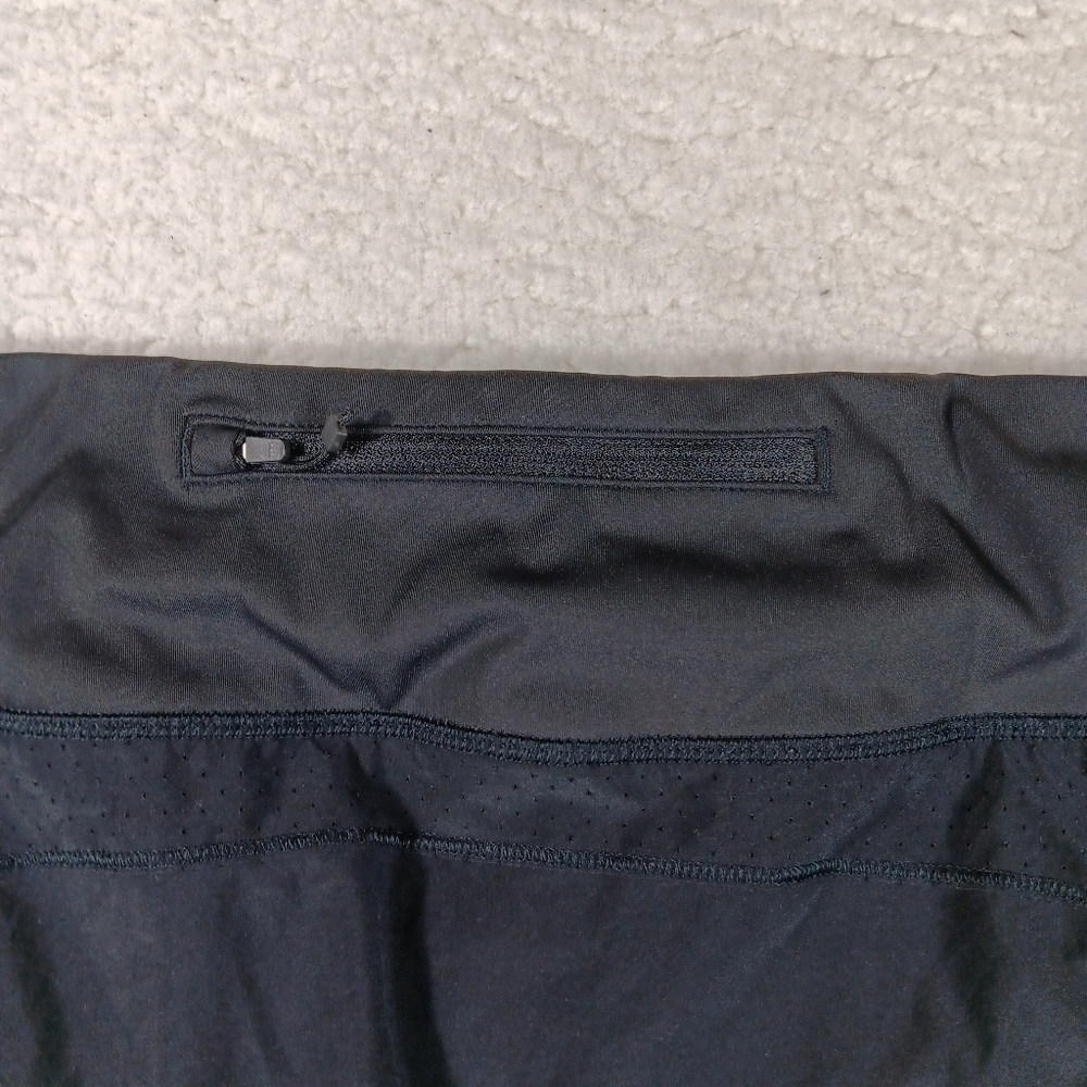 Athleta Skort Womens XL Black Run With It 14" Skort Jupe-Short Golf Tennis - Picture 6 of 13
